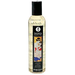 Profesionální masážní olej Shunga Erotic Massage Oil Amour Sweet Lotus 250 ml