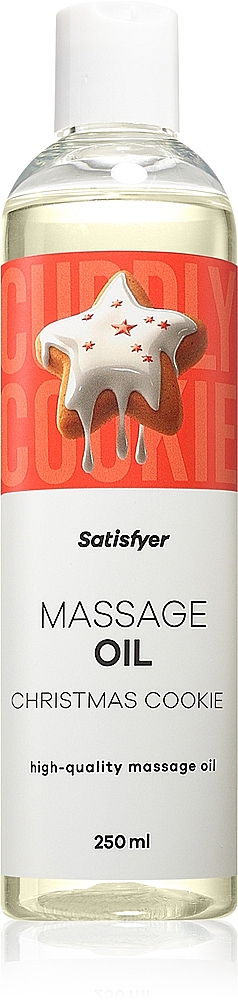 Satisfyer Massage Oil 250 ml (Christmas Cookie), Christmas massage oil