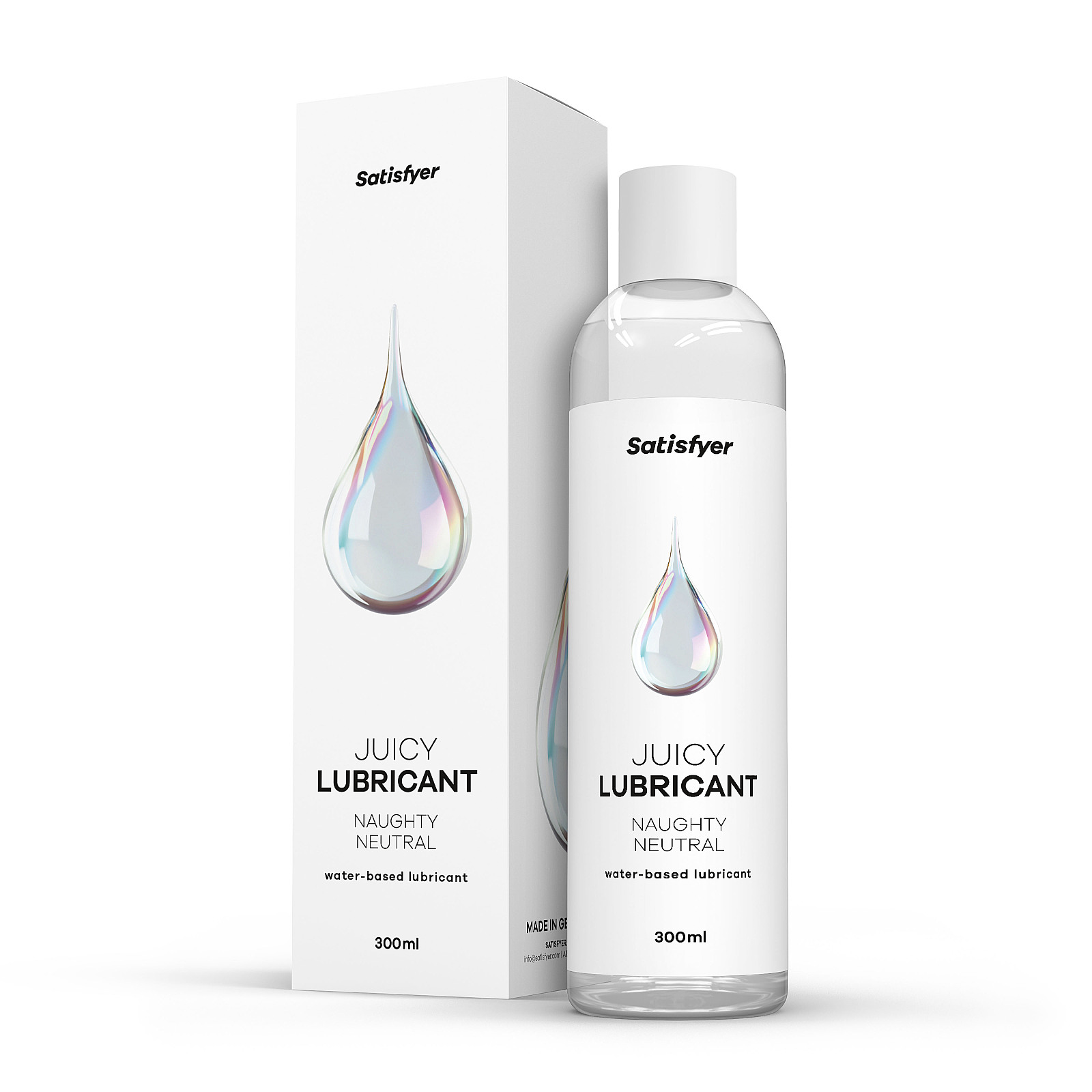 Satisfyer Juicy Lubricant 300 ml (Naughty Neutral), neutral lubricant gel