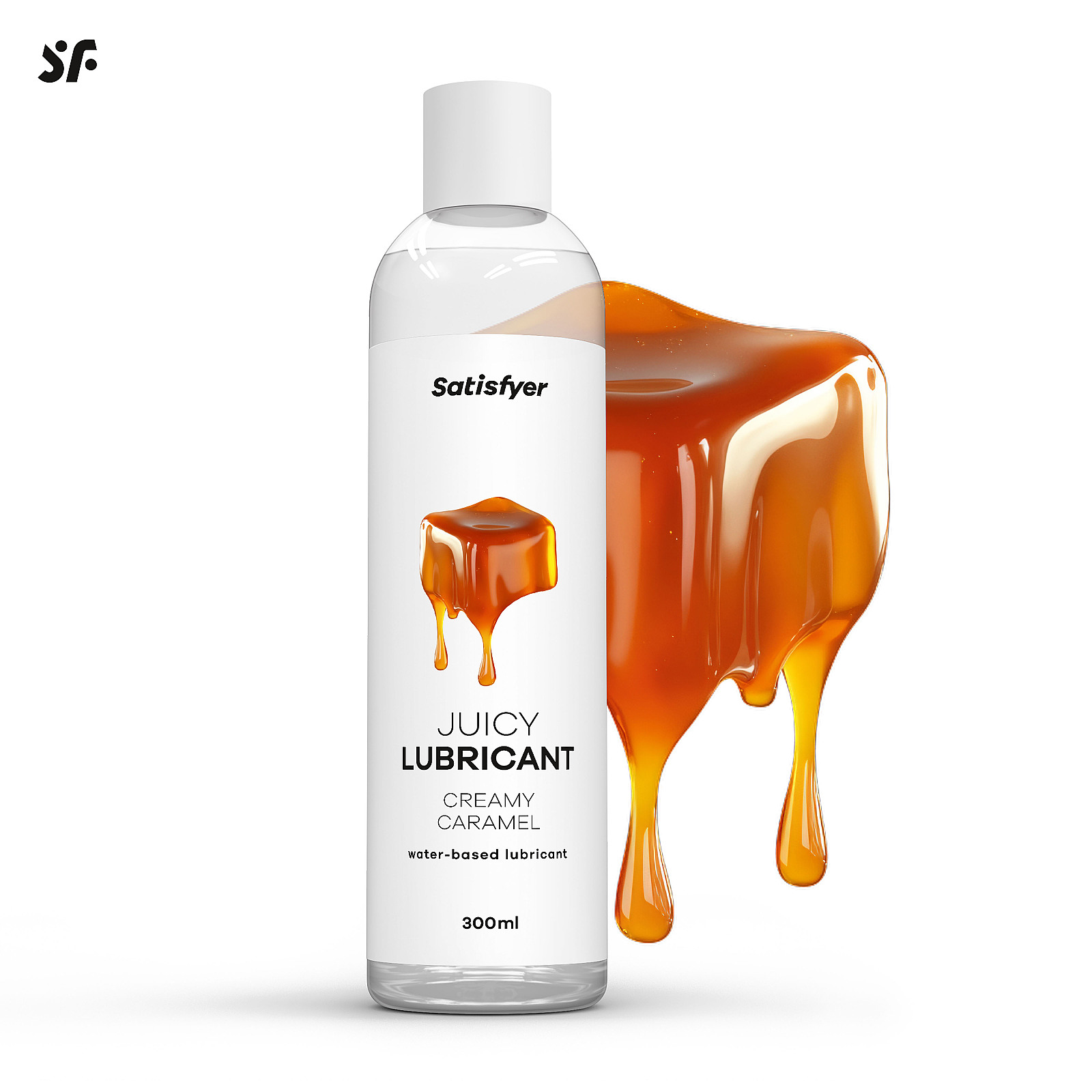 Satisfyer Juicy Lubricant 300 ml (Creamy Caramel), caramel lubricant gel