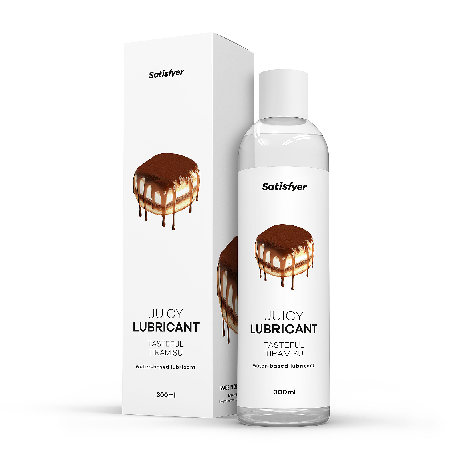 Satisfyer Juicy Lubricant 300 ml (Tasteful Tiramisu), tiramisu lubricating gel