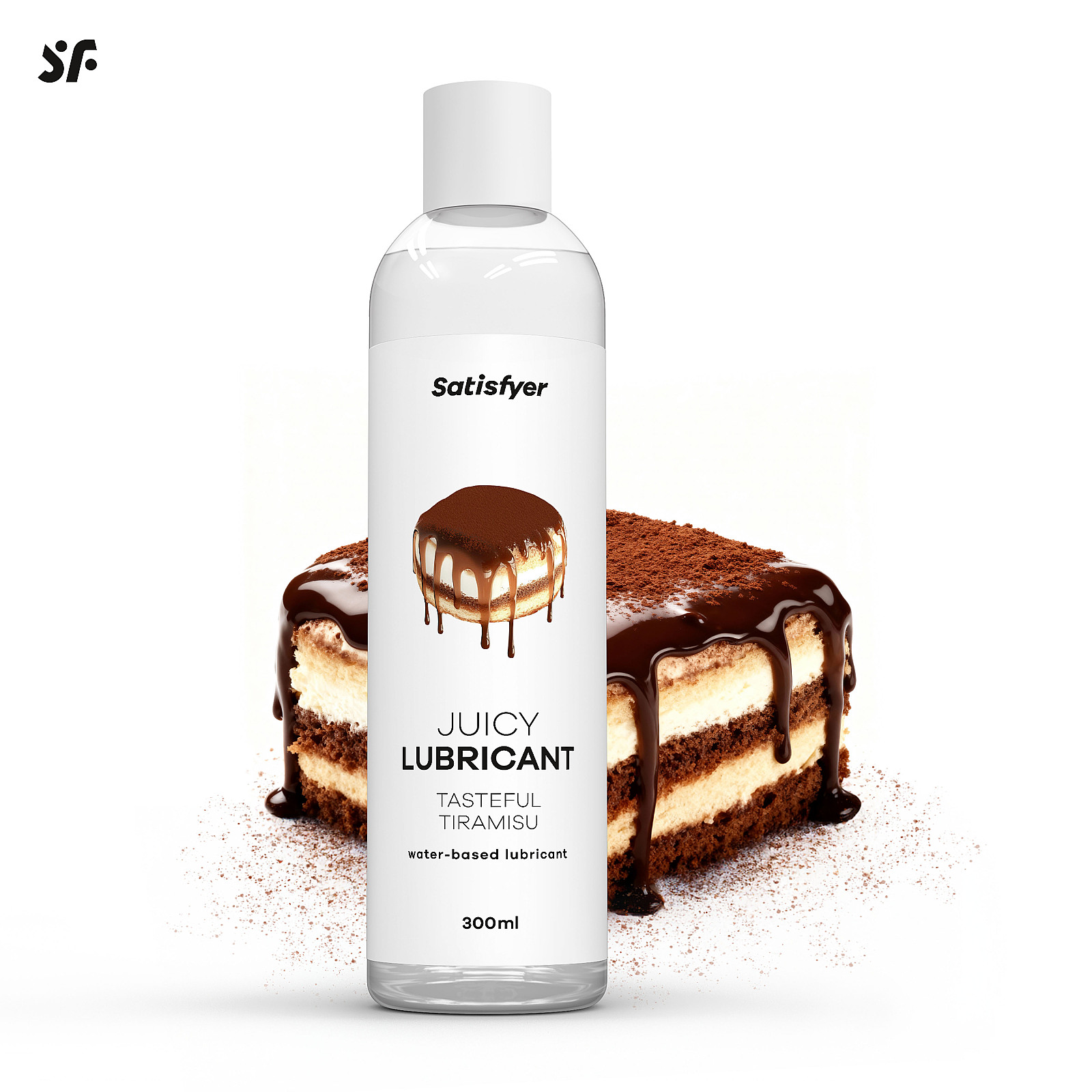 Satisfyer Juicy Lubricant 300 ml (Tasteful Tiramisu), tiramisu lubricating gel