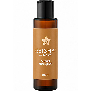 Geisha Sensual Massage Oil Vanilla Sky (200 ml), vanilla massage oil