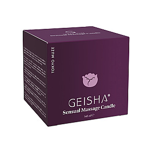 Geisha Sensual Massage Candle Tokyo Muze (145 ml), warming massage candle
