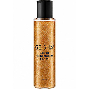 Geisha Golden Shimmer Body Oil (100 ml), radiant body oil