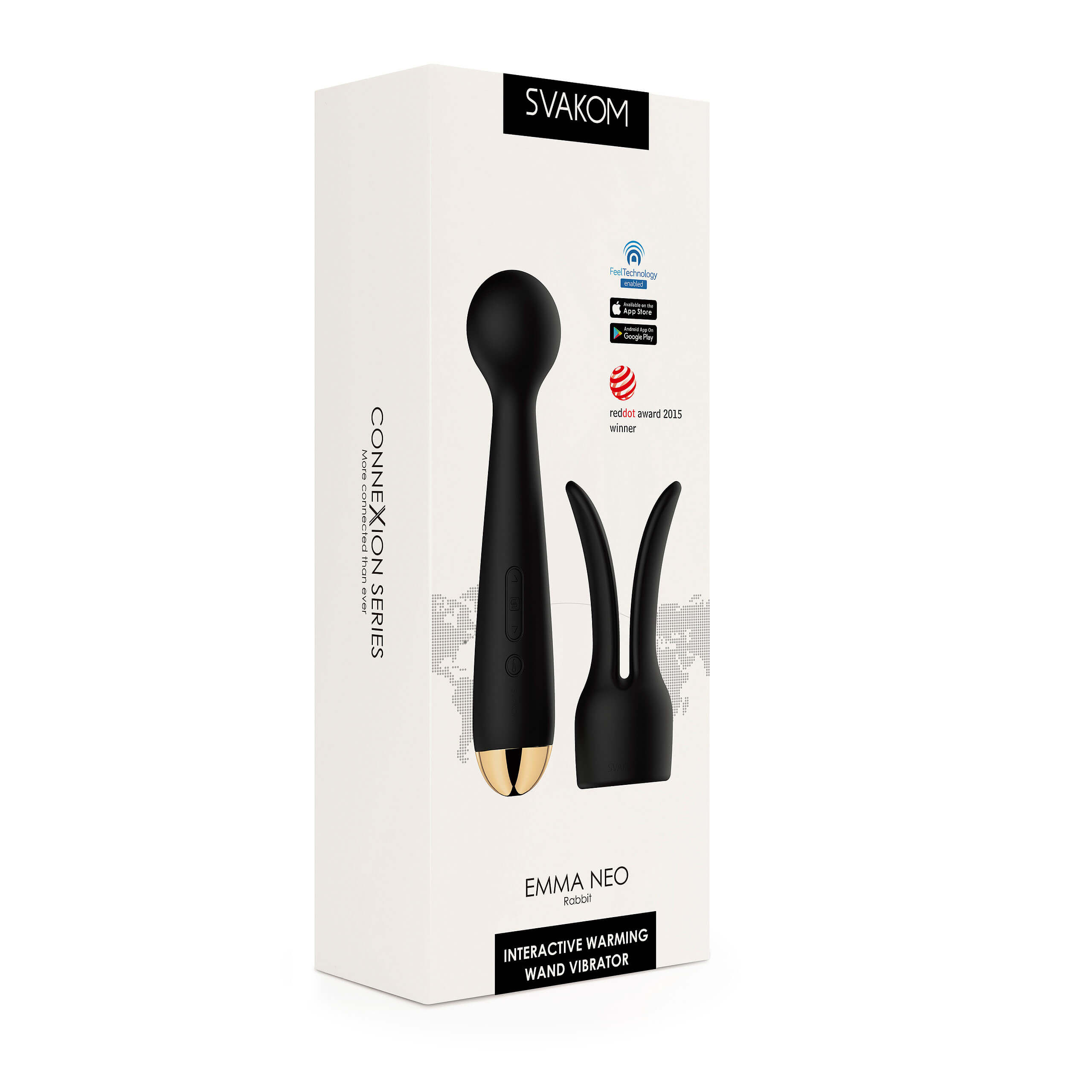 Smart wand vibrator SVAKOM Emma Neo 21 cm