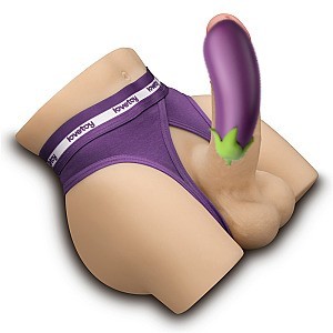 Lovetoy Streetgirl's #14 with Bendable Dildo, masturbator with bendable dildo