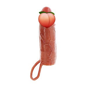 ToyJoy Get Real Hydrated Skin Penis Silicone Sleeve Vibrating (16 cm), vibrating penis sleeve