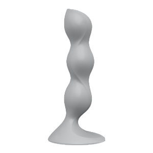 Satisfyer Triple Ball-R (Grey), weighted-ball dildo