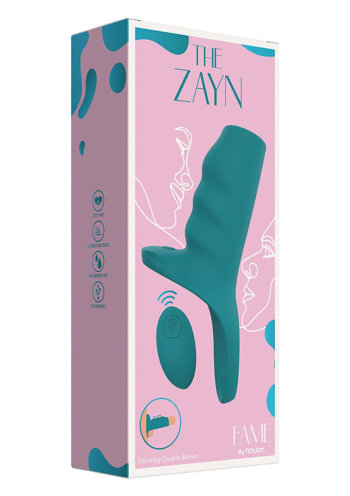 Toyjoy Fame The Zayn Vibrating Couple Sleeve, vibrating couple sleeve