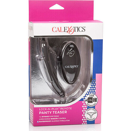 CalExotics Remote Panty Teaser (Black), discreet panties vibrator