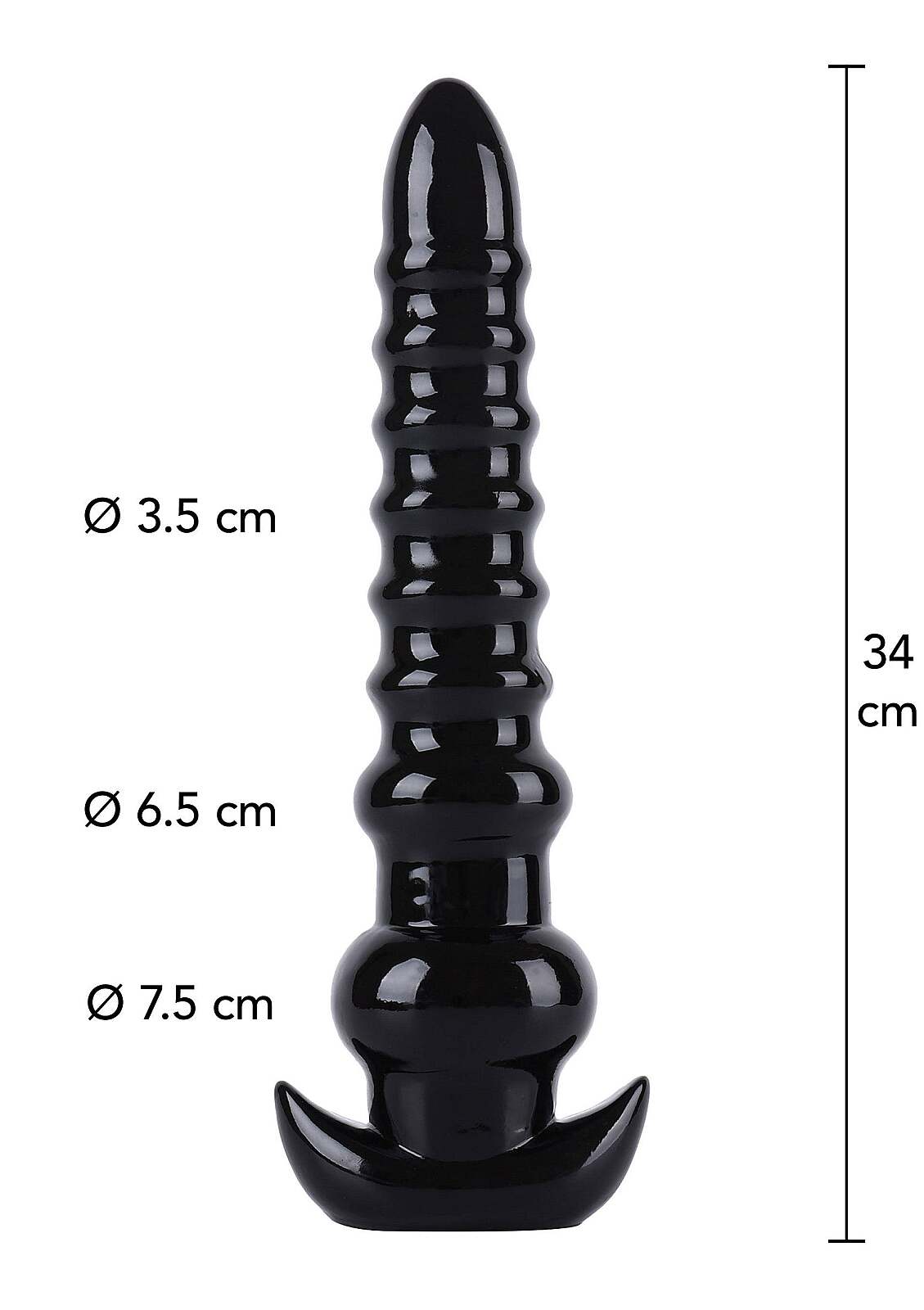 Hidden Desire Extreme Anal Drill (34 cm), anal XXL dildo