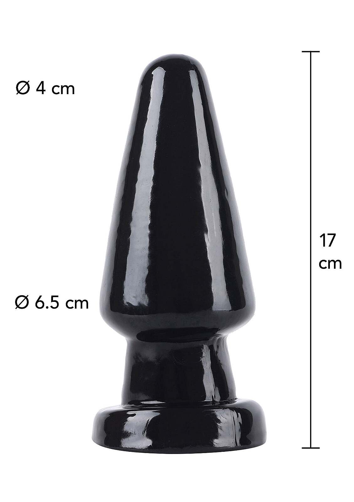 Hidden Desire Extreme Buttplug Cone Head Large (17 cm), anal XXL plug