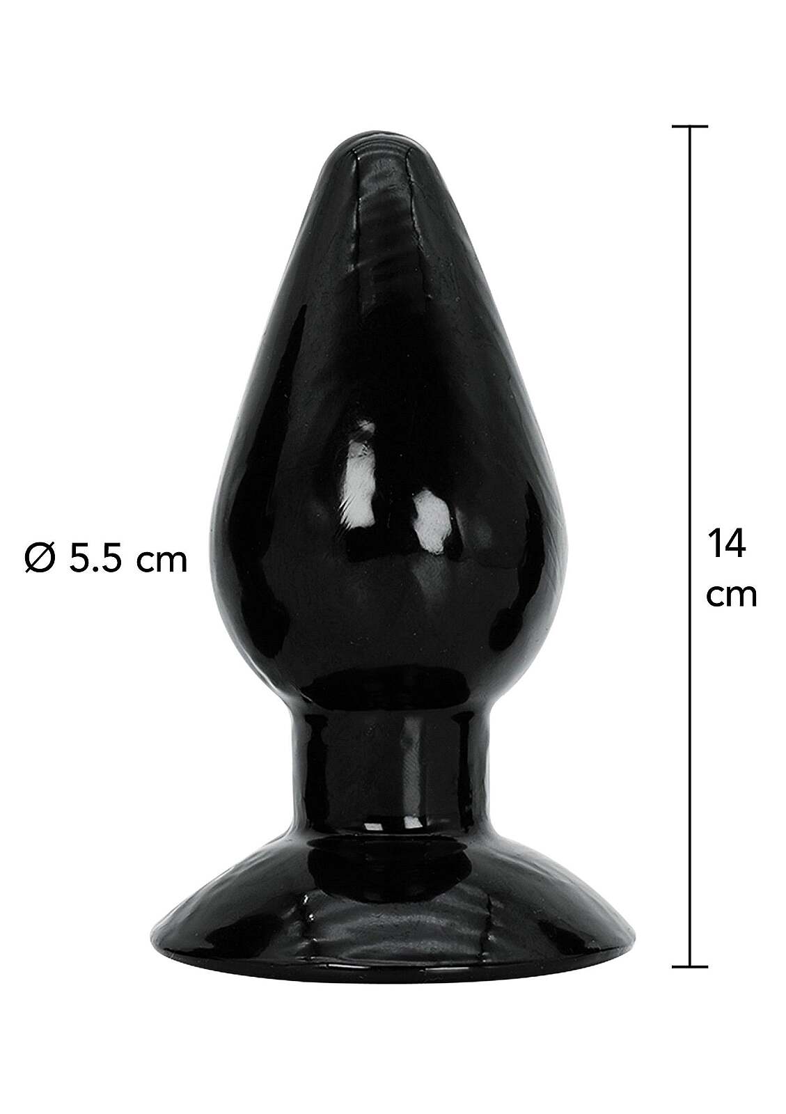 Hidden Desire, Extreme Buttplug Large (14 cm), anal plug