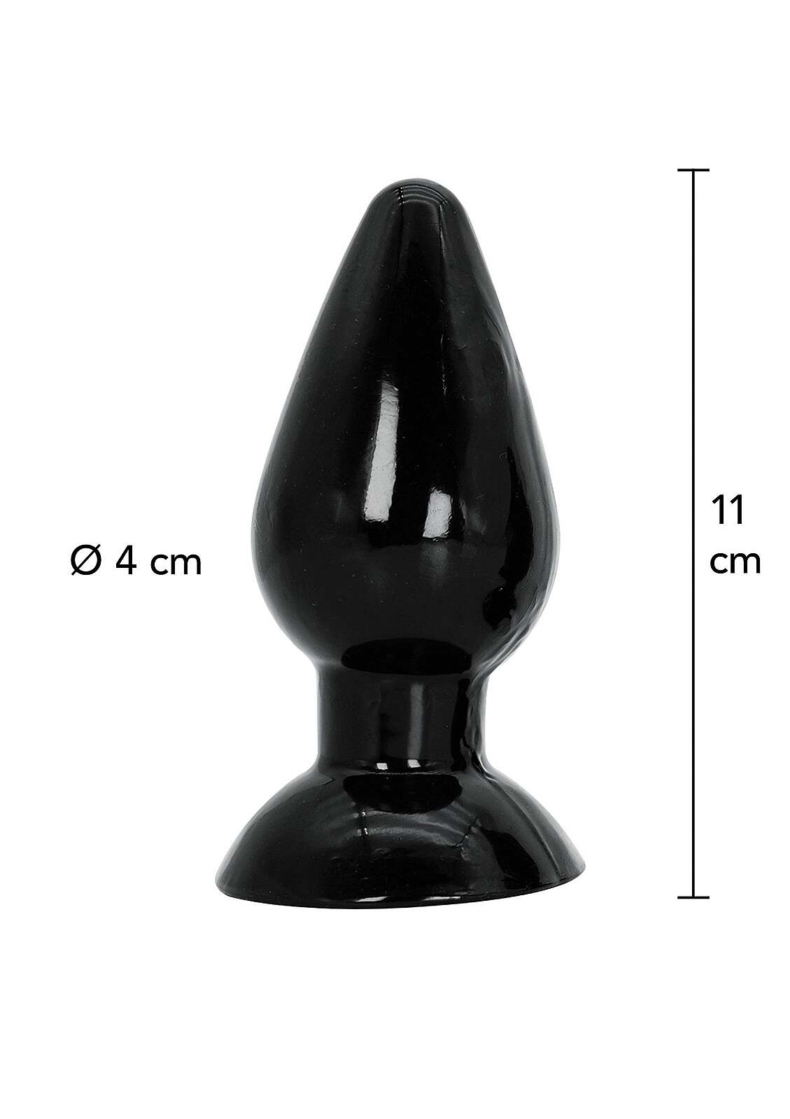 Hidden Desire, Extreme Buttplug Medium (11 cm), anal plug
