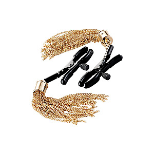 Guilty Pleasure Draped Desire Clamps, luxurious nipple clamps