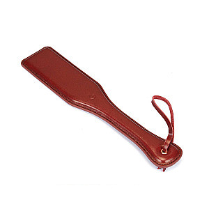 Liebe Seele Wine Red Leather Paddle, leather paddle