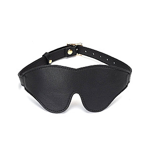 Liebe Seele Mossy Chic Leather Blindfold, luxury leather blindfold