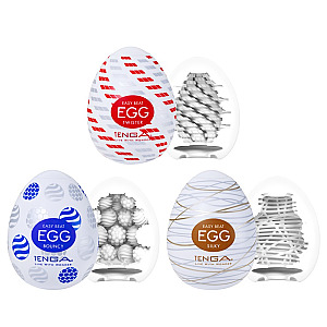 Tenga Egg Standard Set 2, set of masturbation eggs