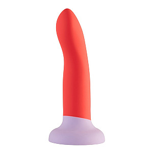 Dream Toys Love Signal 2-Toned Love Stick Medium, gentle silicone dildo