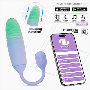 INTOYOU APP SERIES NexEgg Motion Vibrating Egg with Thrusting (Lilac/Pistachio), app-controlled vibrating egg
