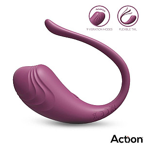 ACTION Luvia Vibrating Egg with Remote Control (Purple), vibrating egg with remote
