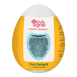 Dream Toys Love Signal Dot Delight Pocket Stroker, compact stroker