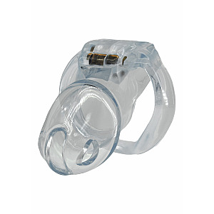Hidden Desire Extreme Clear Control Cock Cage Long (Clear), discreet locking cage