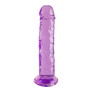 Dream Toys Bubblegum Blast Sugar Spin Purple Classic Jelly (21 cm), flexible realistic dildo