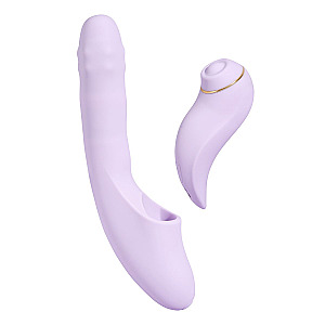 Svakom DuoGlow Pastel Lilac, app-controlled 2-in-1 vibrator