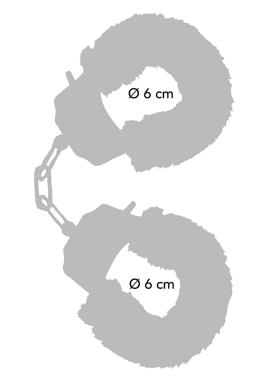 ToyJoy - Handcuffs with plush blue